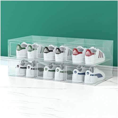 Foldable Clear Shoe Boxes with Lid 22.5 * 33.5 * 14CM K929256