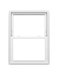 White Double Hung Window U108