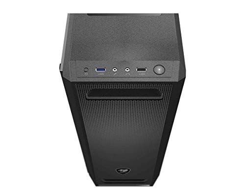 Mid Tower Case with Full Tempered Glass Window, black Y78253
