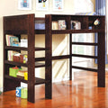 Dark Walnut Twin Loft Bed V234178