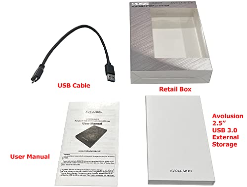 1TB USB 3.0 Portable External Hard Drive G1062