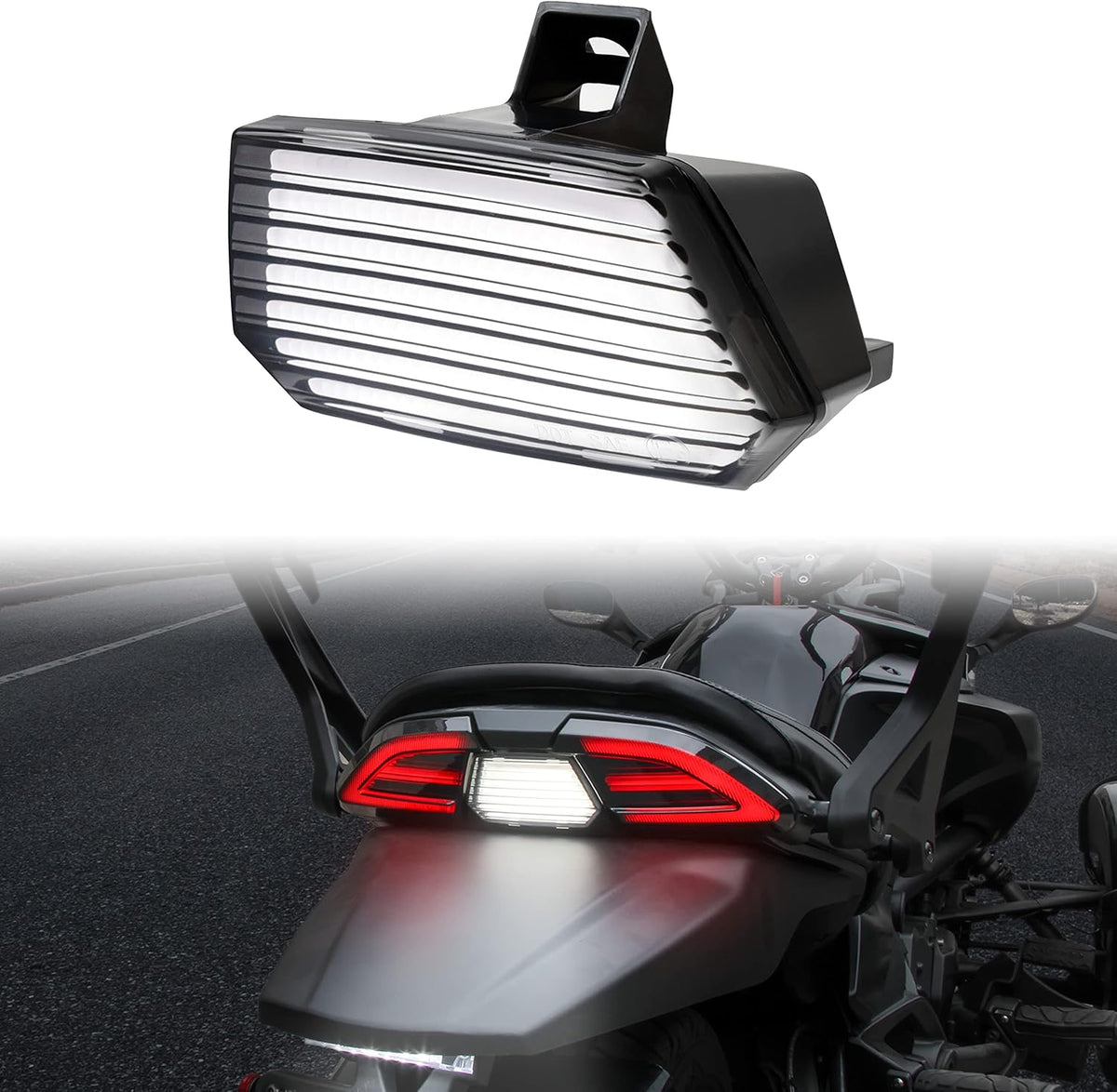 Smoked Black LED Tail Light Assembly H112821