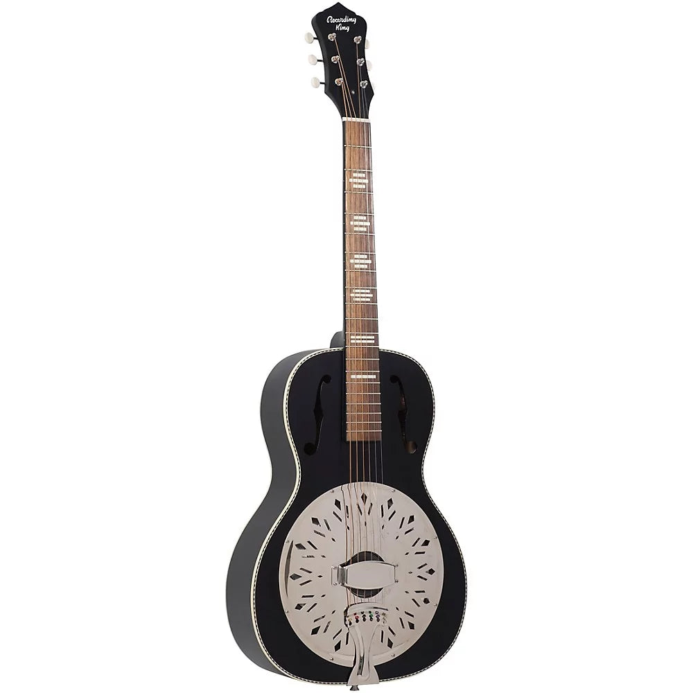 Satin Black Resonator Guitar I581