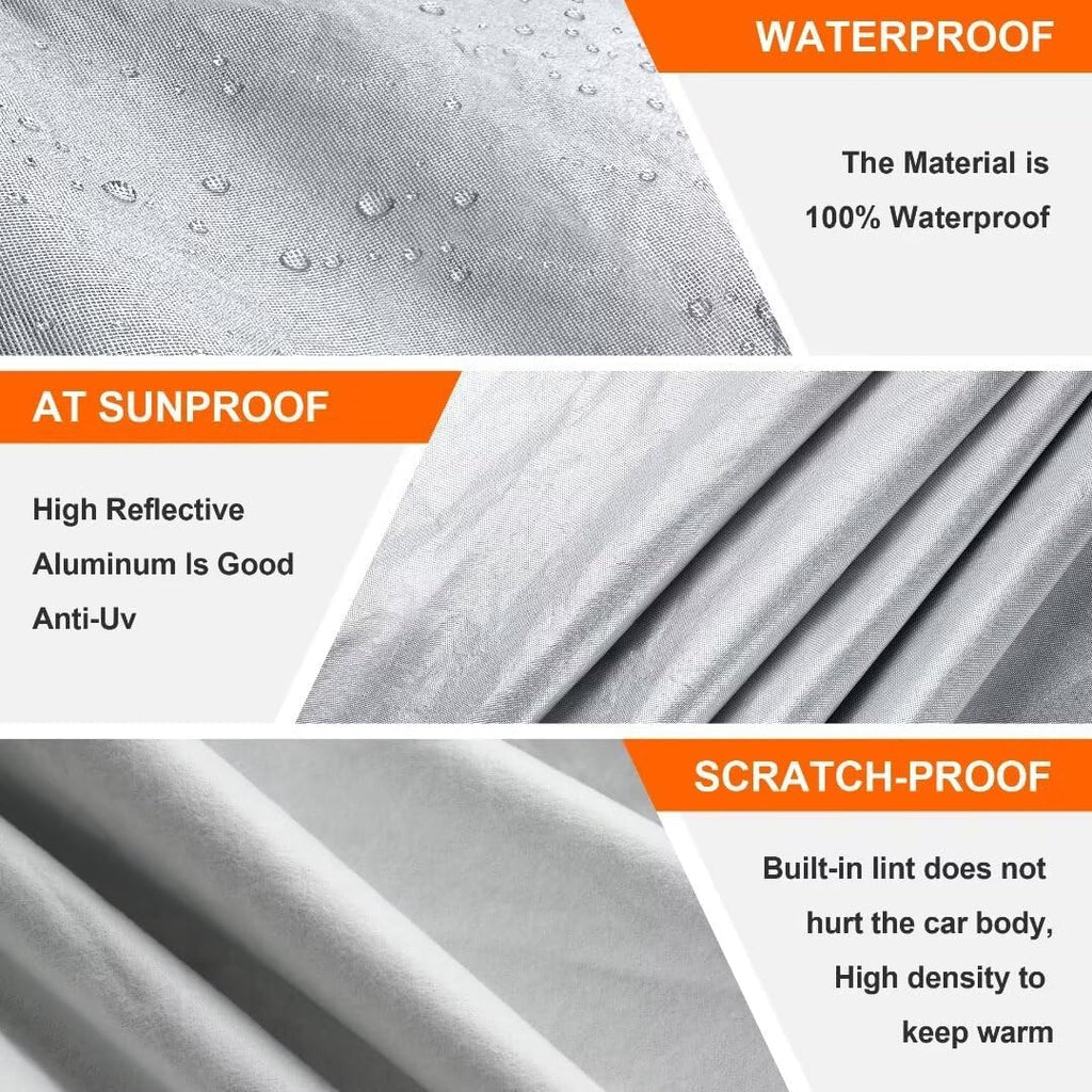 Silver Waterproof Car Cover for Jeep Wrangler 4 Door Z229
