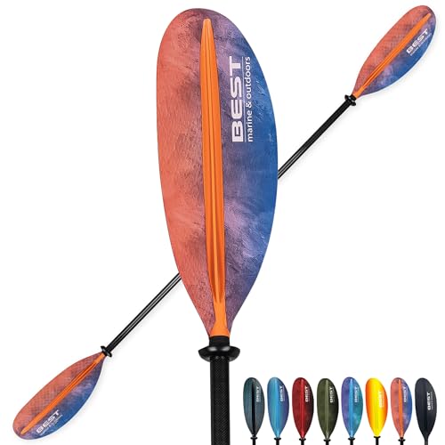 Carbon Fiber Shaft Fiberglass Reinforced Polypropylene Blades Kayak Paddle W3929