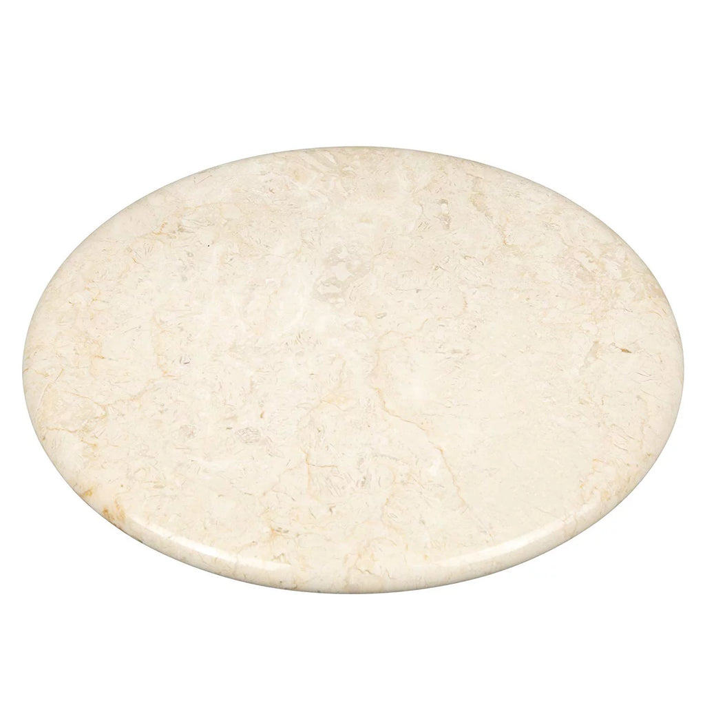 Natural Champagne Marble Lazy Susan Turn Table Serving Board H2441