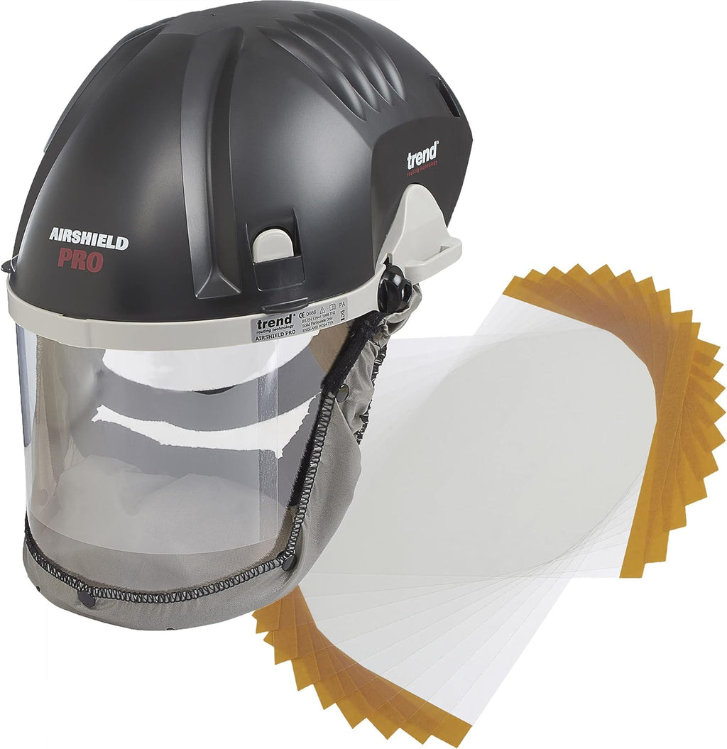 Battery Powered Air Circulating Airshield and Faceshield Dust Protector W444127