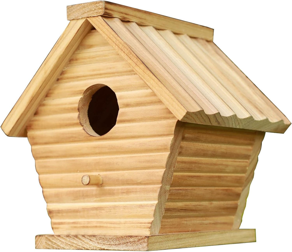 Hanging Wooden Bird House S355035