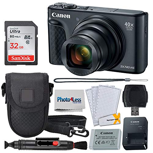 32GB Memory Card Digital Camera Bundle (Black) W5762