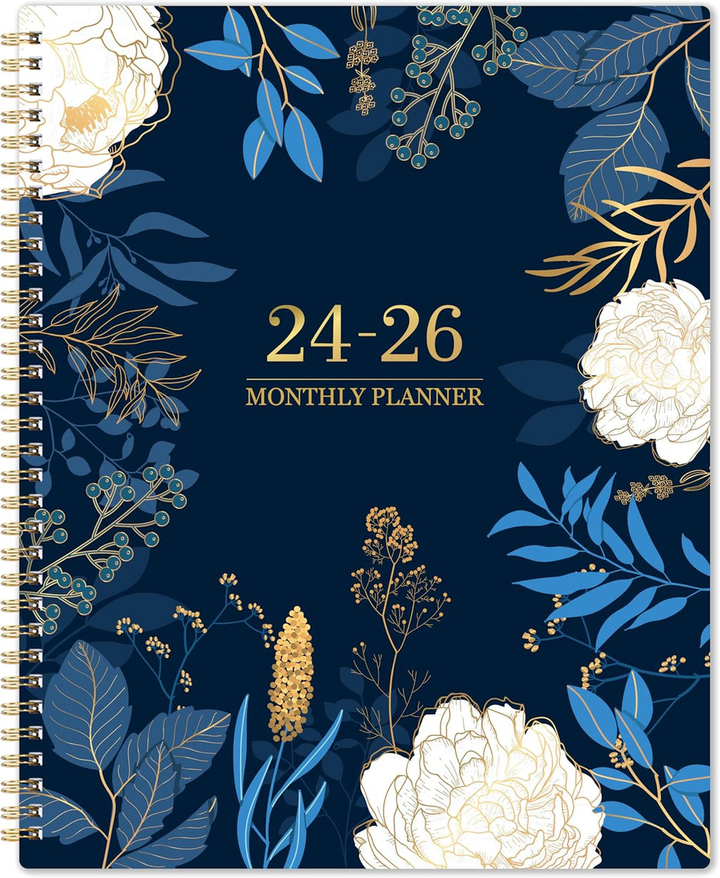 24 Month Monthly Planner, 11" x 9", Twin-Wire Binding M54191