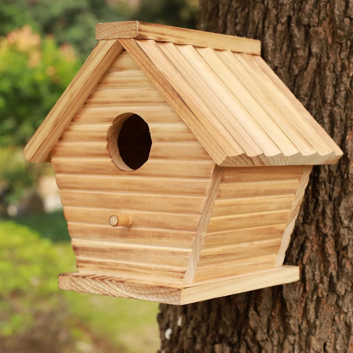 Hanging Wooden Bird House S355035
