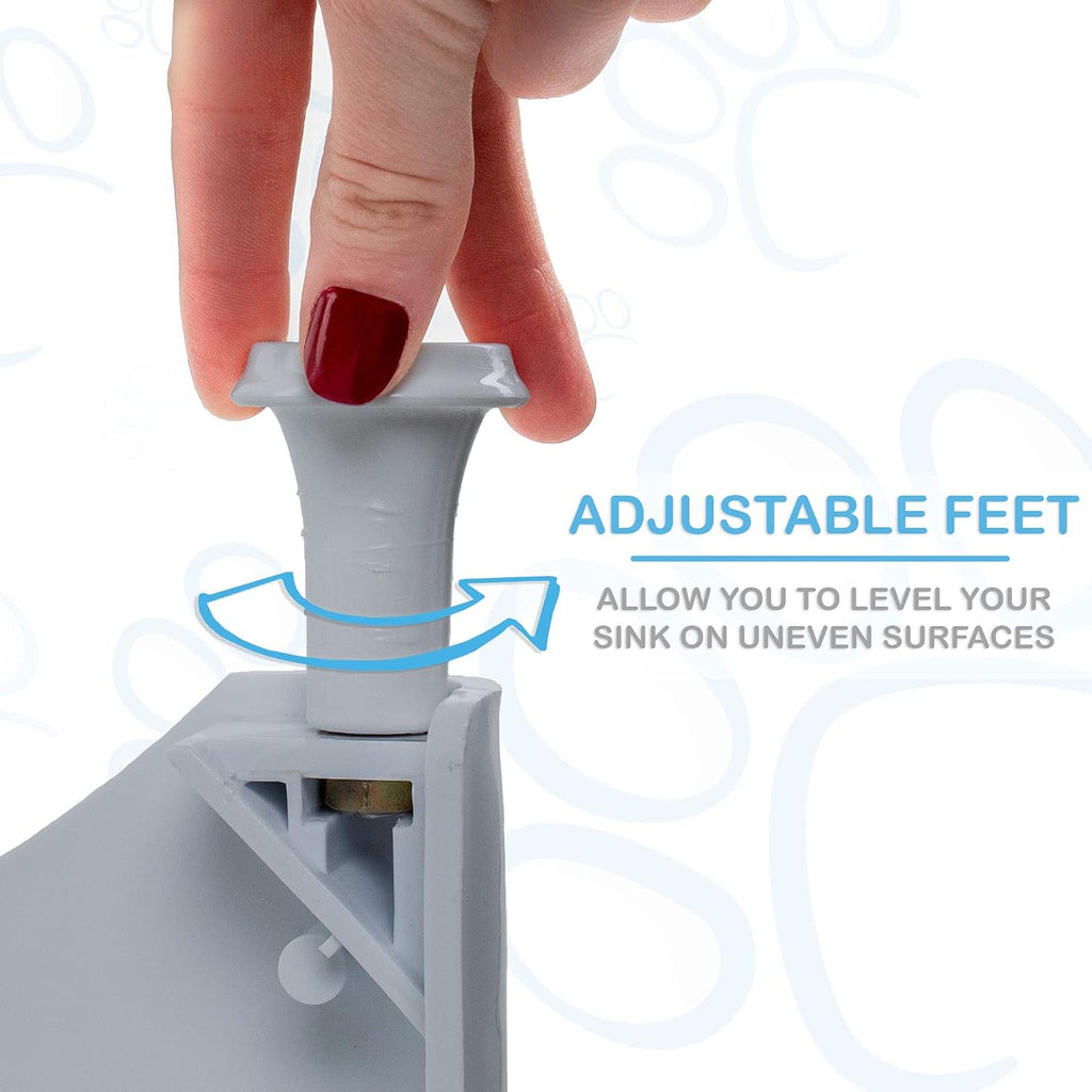 Portable Dog Bathing Station with Removable Shelf O529