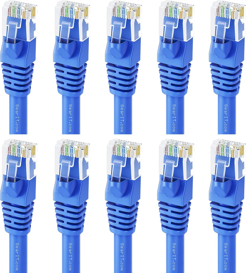 Cat 6 Ethernet Cable 3 ft 24-Pack Blue P2240