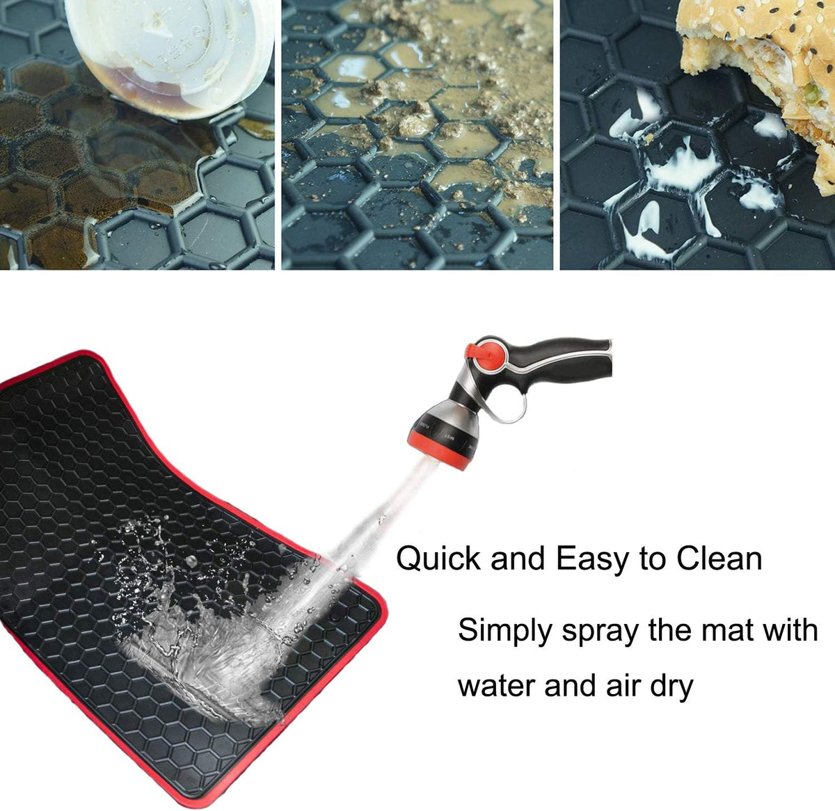 Rubber Floor Mats & Cargo Liners Set A64385