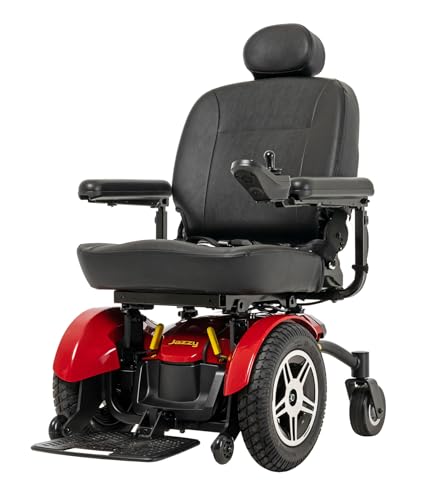 Red 22" x 20" Power Wheelchair with 450 Lbs. Weight Capacity P4475