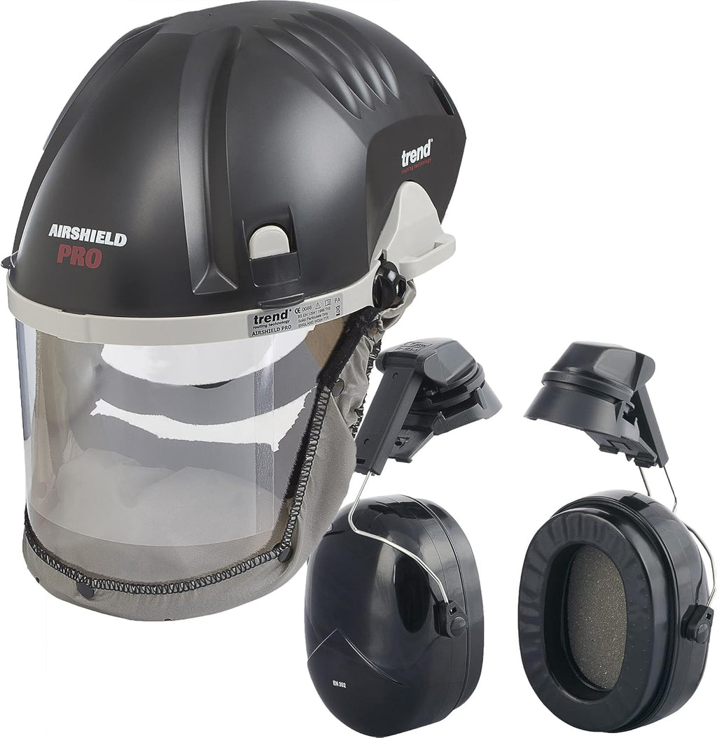 Battery Powered Air Circulating Airshield and Faceshield Dust Protector W444127