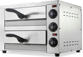 2-Layers Stainless Steel Electric Pizza Oven J6945