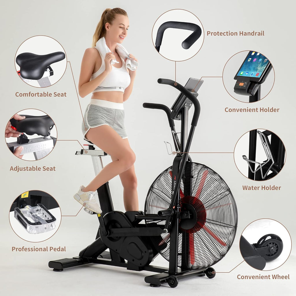 Indoor Cycling Stationary Bicycle with Air Resistance W18143
