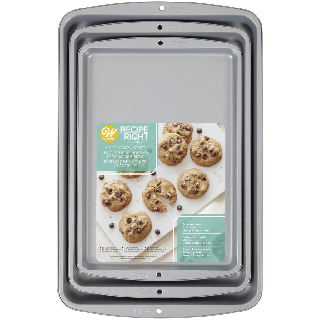 3-Piece Non-Stick Cookie Sheet Set A567