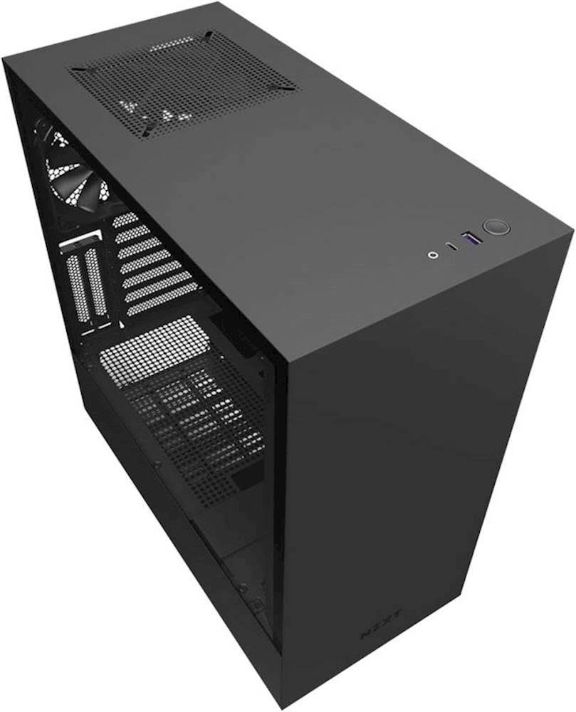 Matte Black Mid-Tower Case Q6774
