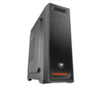 Mid Tower Case with Full Tempered Glass Window, black Y78253
