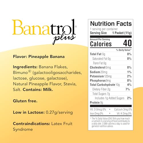 Natural Anti-Diarrheal with Prebiotics, 25 Servings (Banana) O844