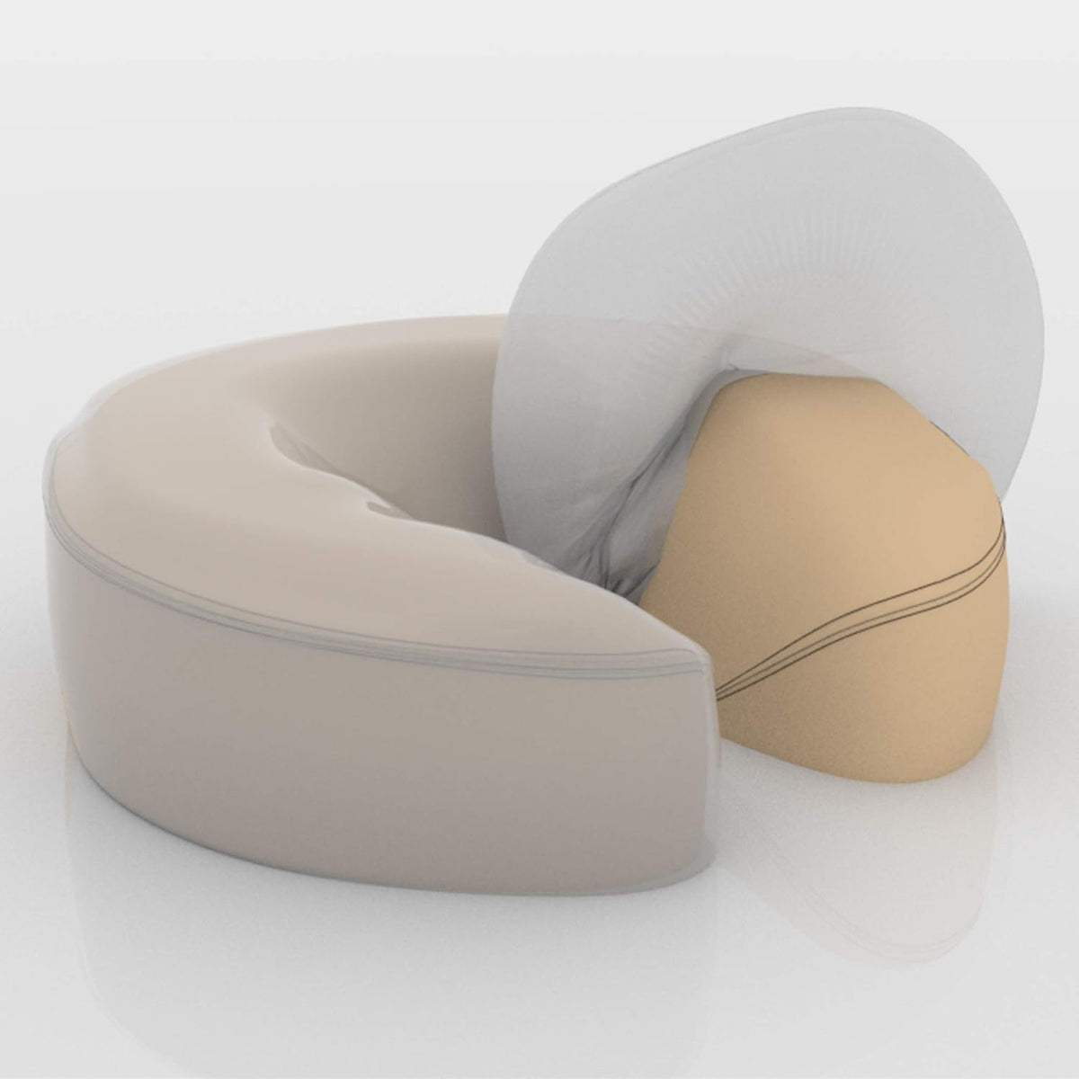 Clear Silicone Face Cradle Cover F9026
