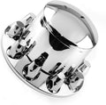 1PC Chrome Axle Wheel Cover Hub Caps Kit with Screw-on Lug Nuts for Semi Truck H723147