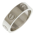 18K White Gold Love Ring J36313