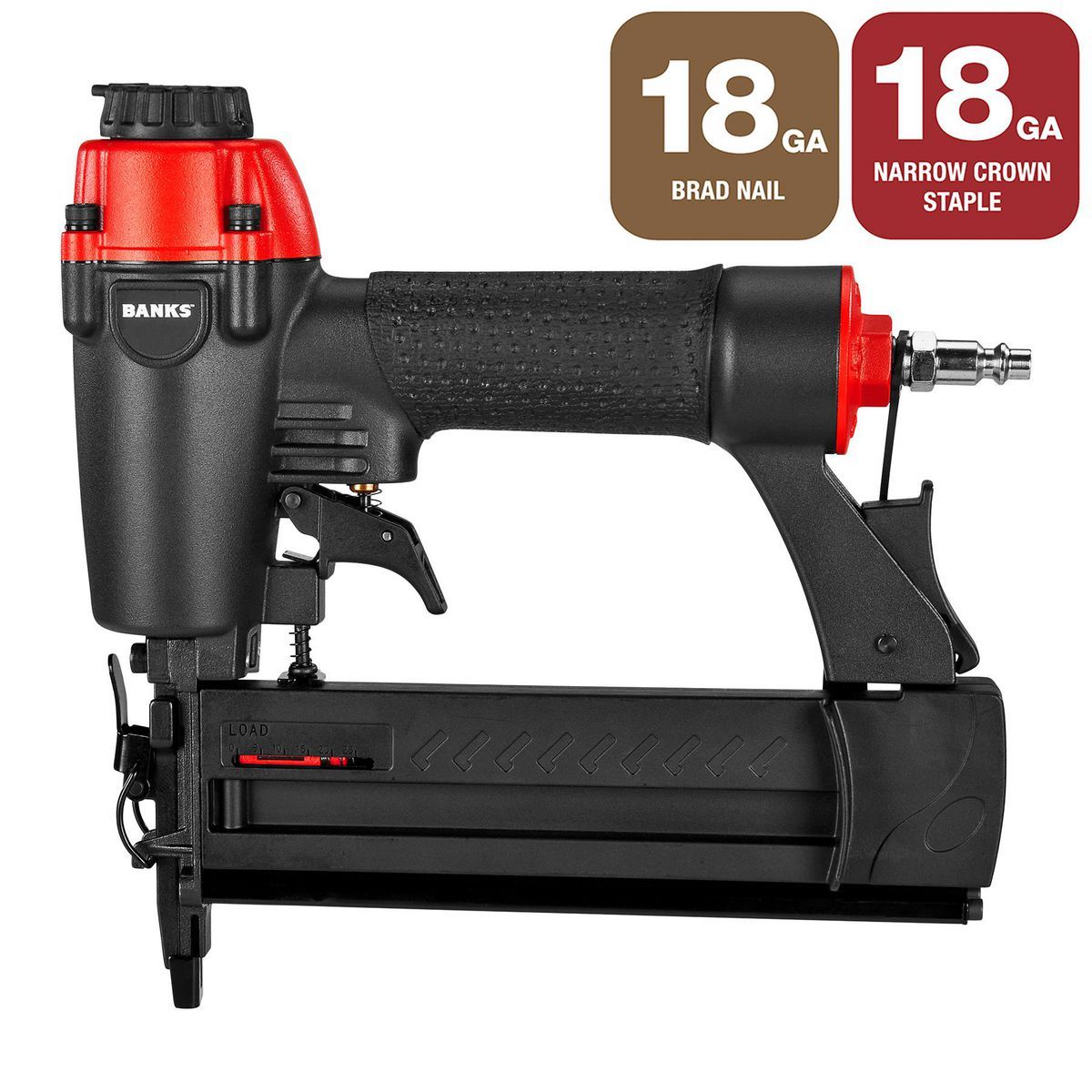 2-in-1 Brad Nailer and Narrow Crown Stapler O64290