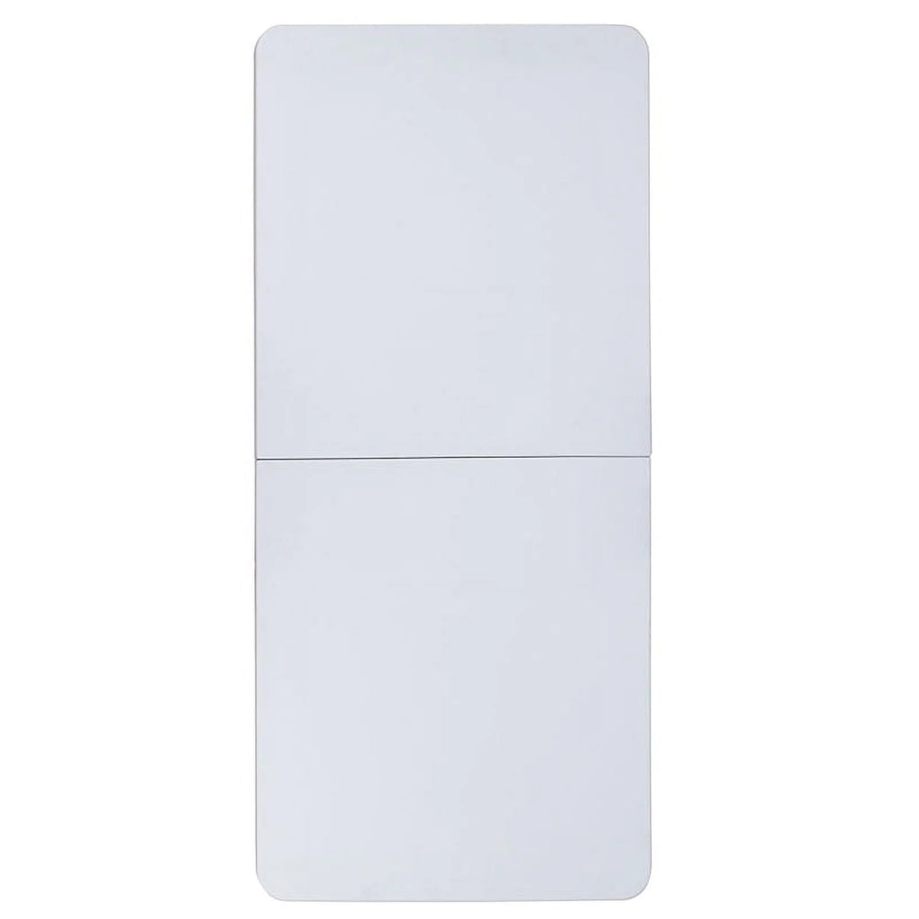 Granite White Plastic Bi-Fold Folding Table with Carrying Handle K392