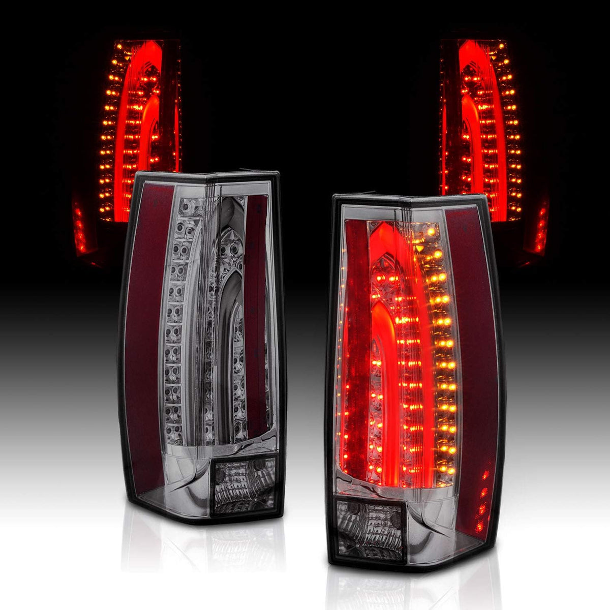 Smoke LED Tube Tail Lights Set A42023