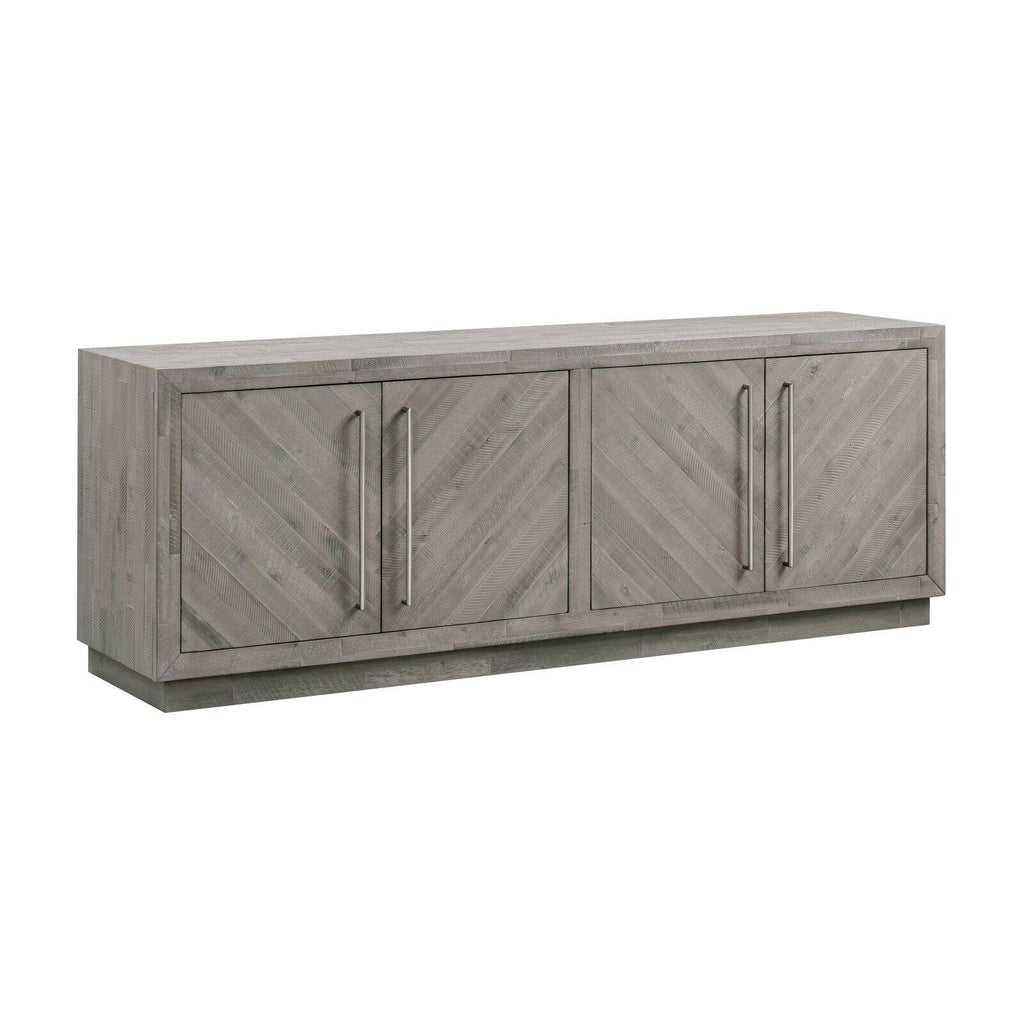74" Solid Wood TV Stand S16833