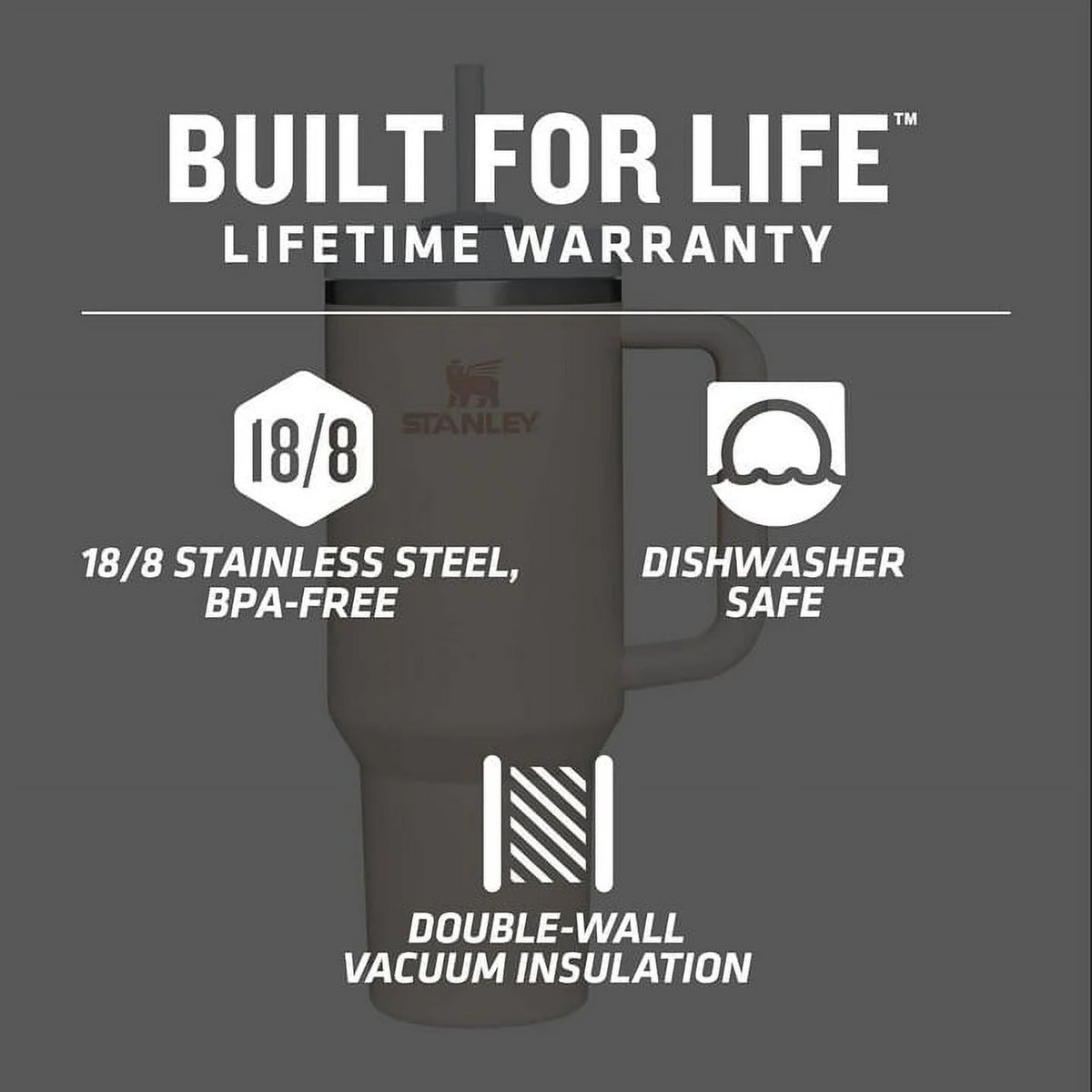 40oz Stainless Steel Tumbler Black N83585