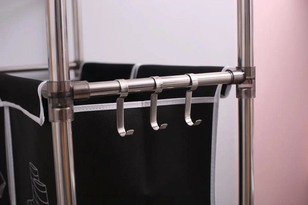 3-Tier Laundry Sorter Hamper with 4 Removable Bags V2293