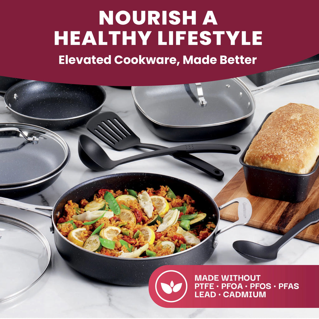 20 Piece Nonstick Blue Cookware Bakeware Set J312919