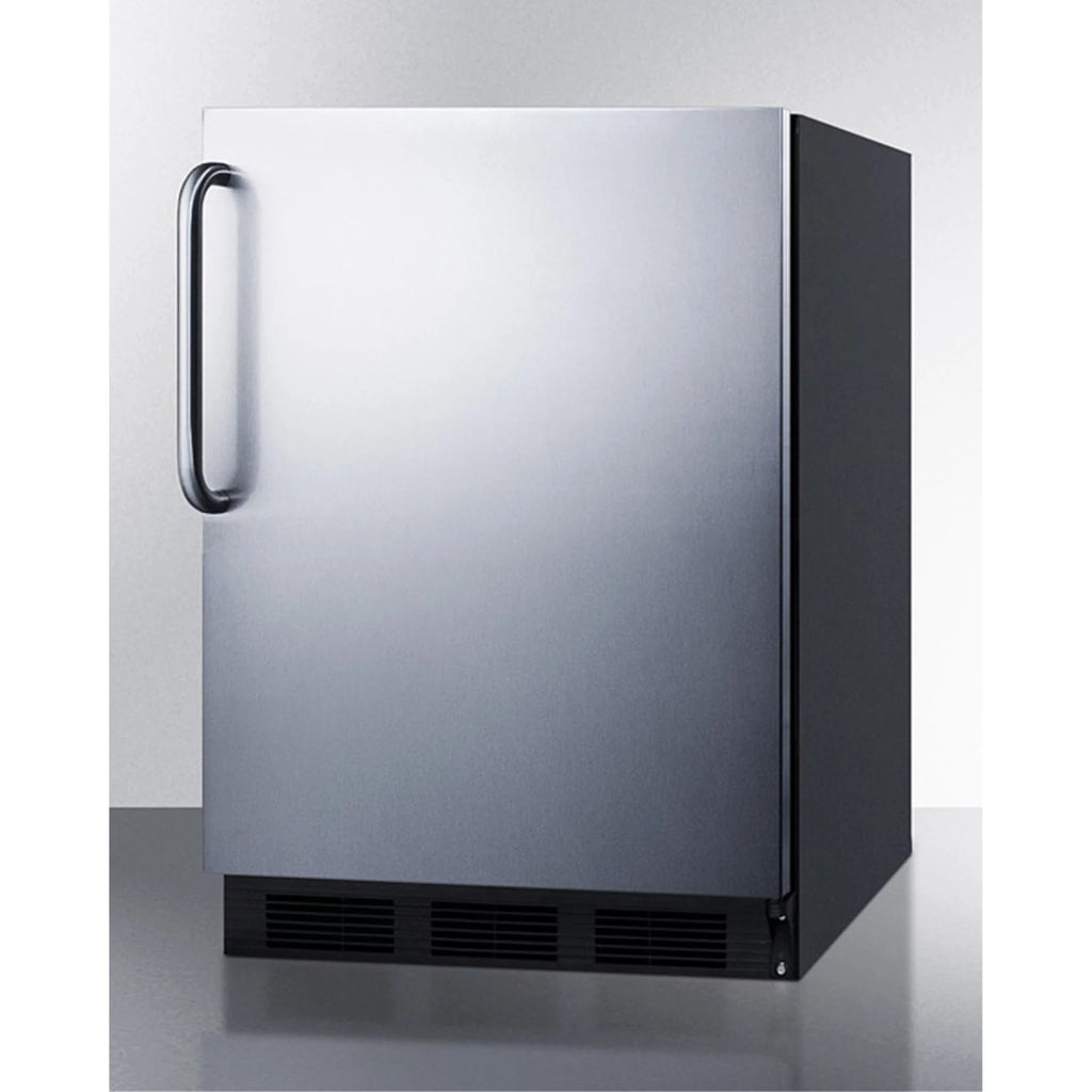 Undercounter Refrigerator-Freezer with Stainless Steel Door P5681