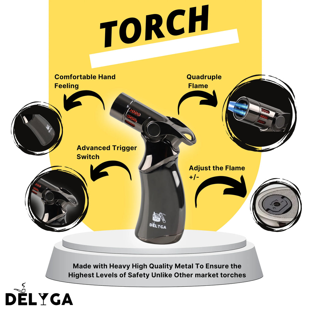 Cocktail Smoker Kit with Torch, 4 Wood Chips Flavors V980