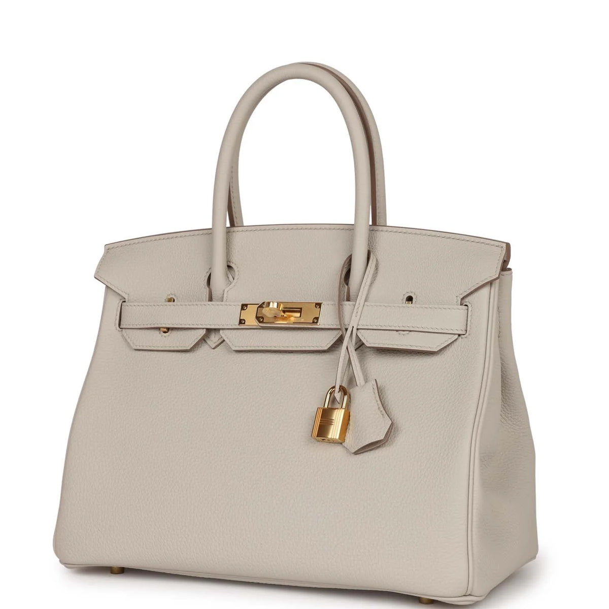 Beton Togo Leather Handbag B48532