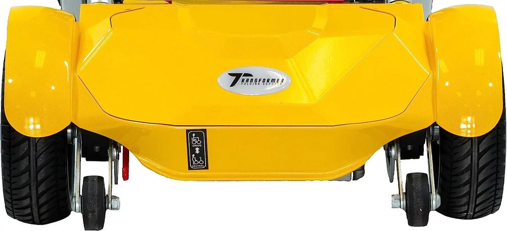Yellow Automatic Folding Travel Scooter with Lightweight Lithium Battery T9106