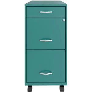 Mobile Letter Size Three Drawer File Cabinet V7869