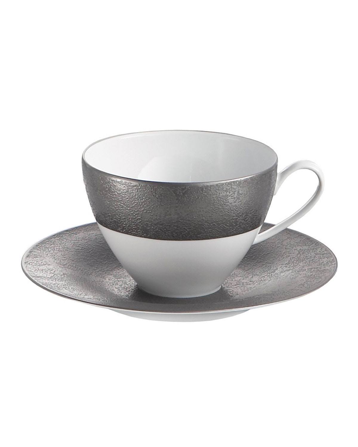 Cast Iron Cup & Saucer P64301