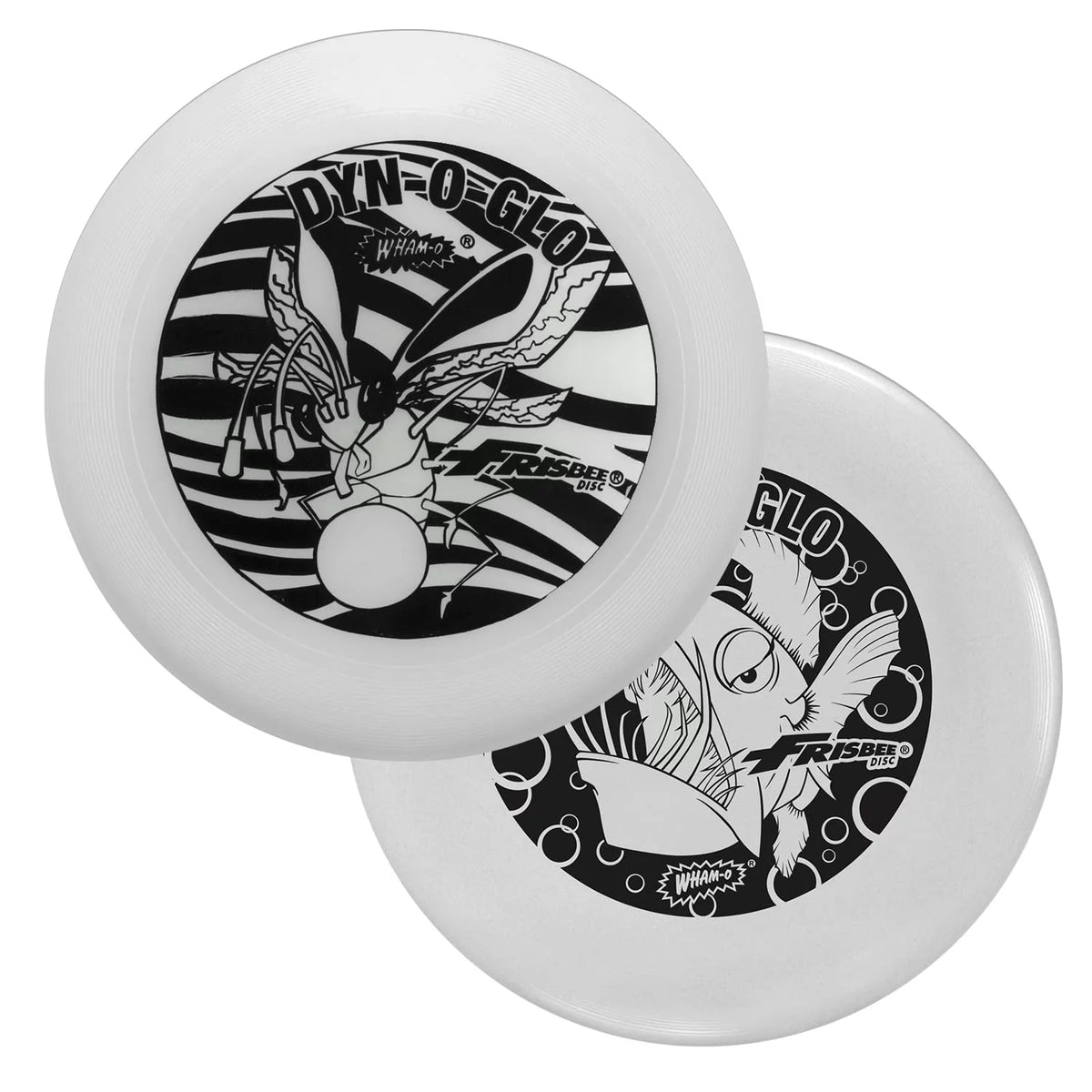 2 Pack 130g Glow in the Dark Flying Disc Q30672