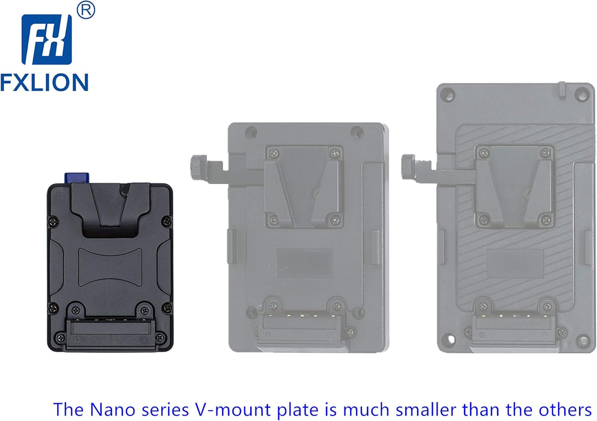 Mini V-Mount Plate with 15mm Rod Mount V735