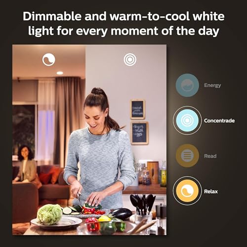 75W A19 White and Color Ambiance LED Smart Bulb Pack of 4 C44378