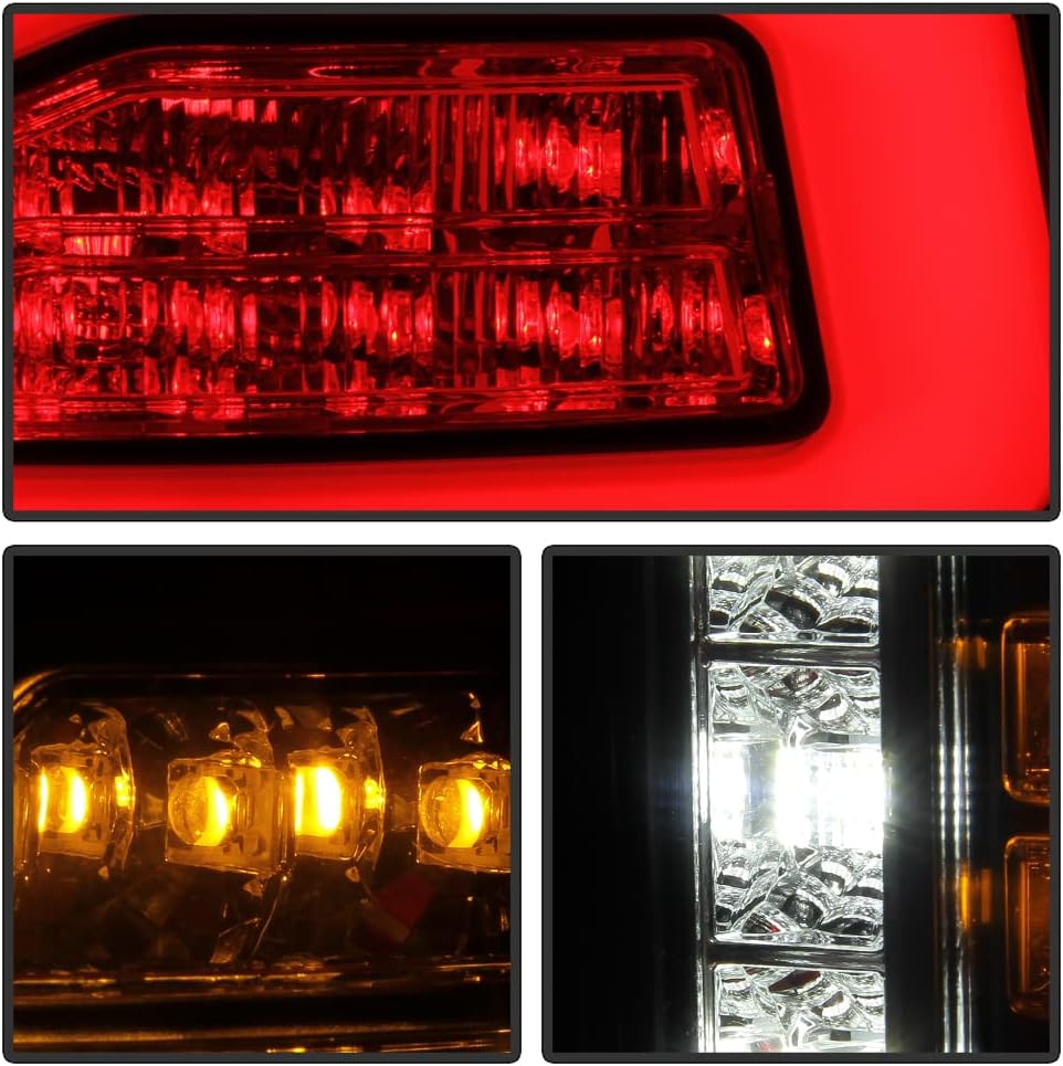 Chrome LED Tail Lights for 2019-2021 Ram 1500 R7295