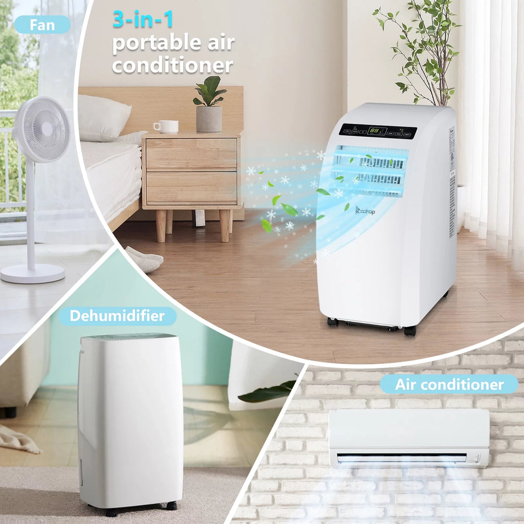 White Portable Air Conditioner X658438