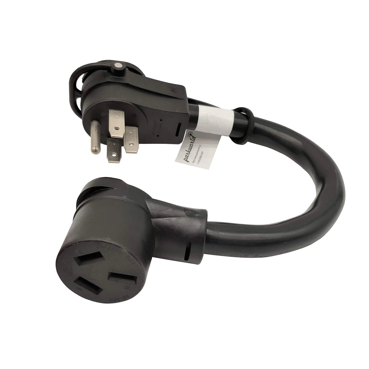 RV 50A Splitter Adapter Cord 14-50P to 14-50R & 10-50R Industrial 3-Prong 50A 250V Female (1.5FT) T239266