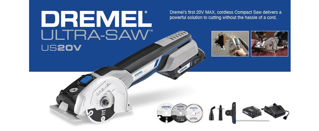20V Max Cordless Ultra-Saw Tool Kit with Cutting Wheels & Storage Bag O31532