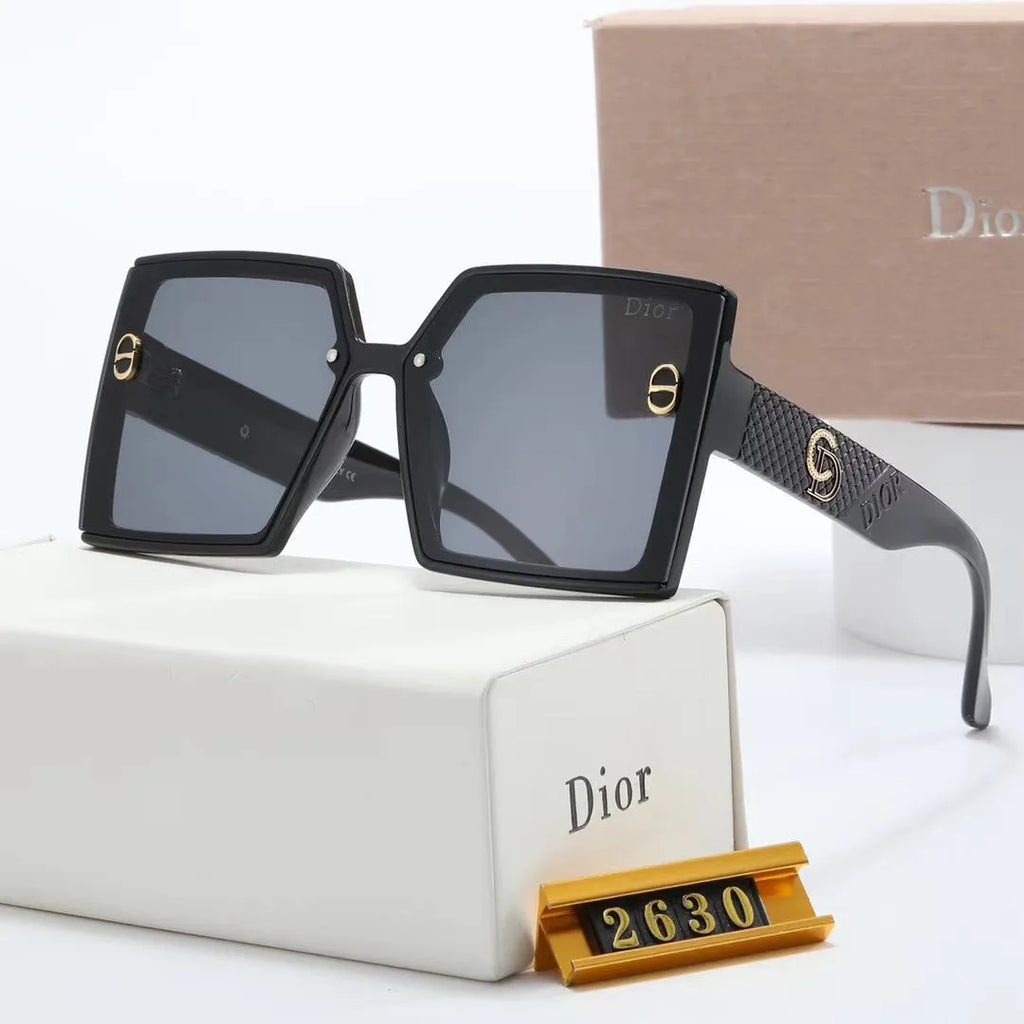 Rhombus Print Polarized Sunglasses Q8554